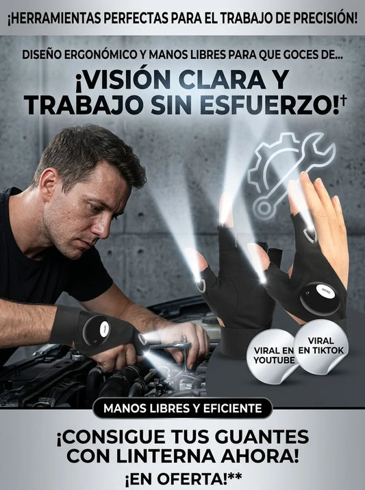 GUANTES CON LINTERNA